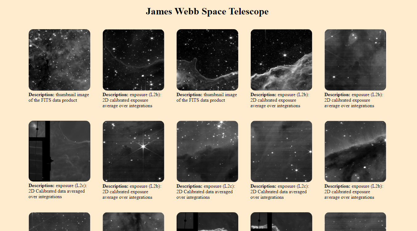 Website JamesWebb